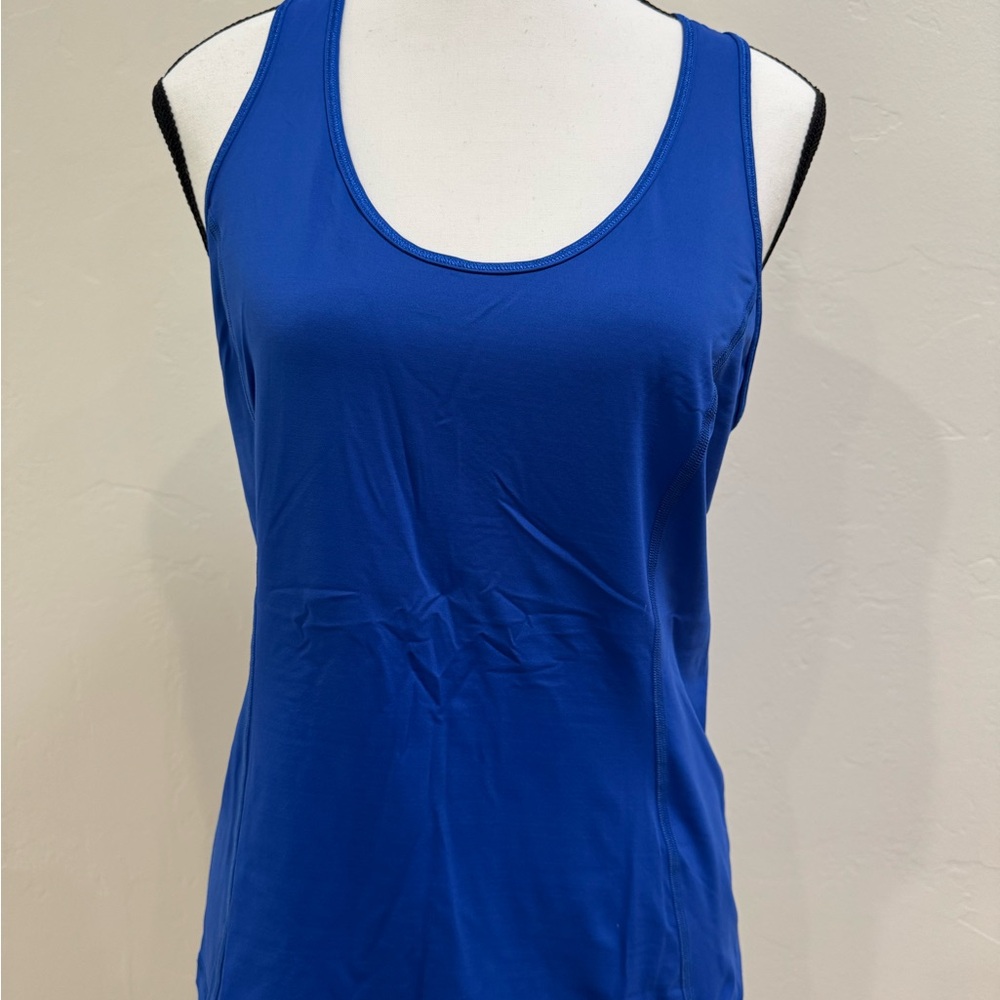 Lululemon Athletica Blue Fitted Sleeveless Tank